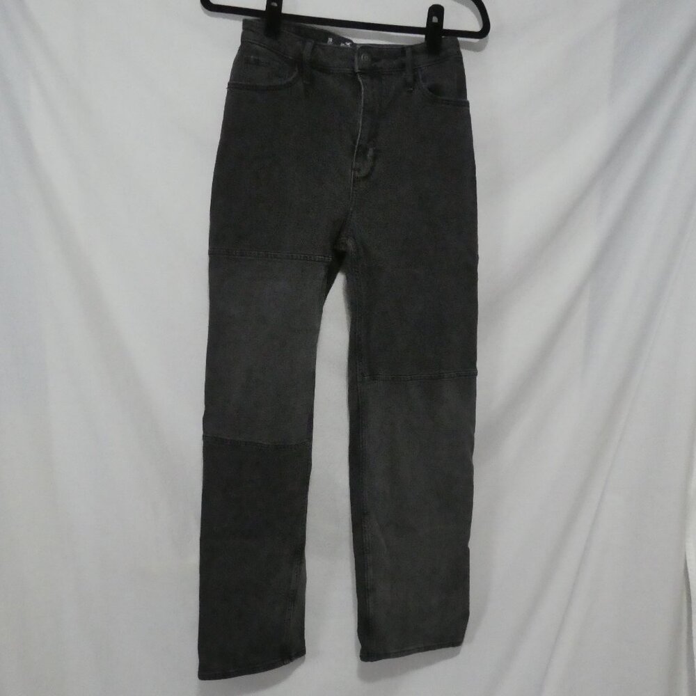 HOLLISTER | 3R W26 L31 | Grey High-Waisted Panel Detail Pants